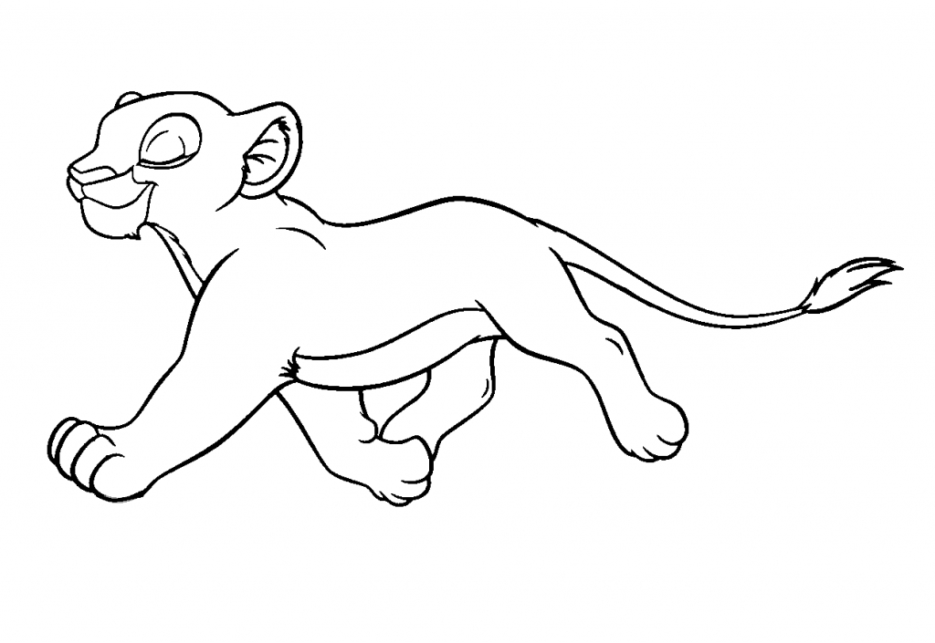 1024x705 King Sketch Images For Kids 6 Lions Coloring, Lion King Drawing