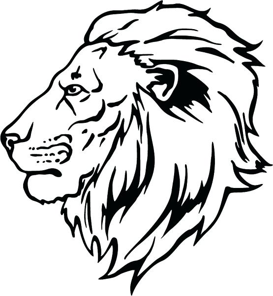 555x600 Lion Coloring Pages Guard Fr On Printable Lion Coloring Pages