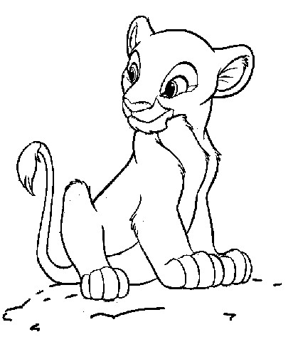 419x473 Lion Cub Coloring Page By Tigalova