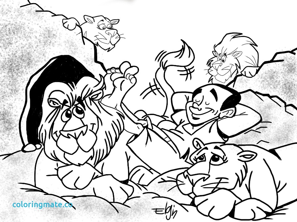 960x720 Daniel In The Lions Den Coloring Page New Free Coloring Pages
