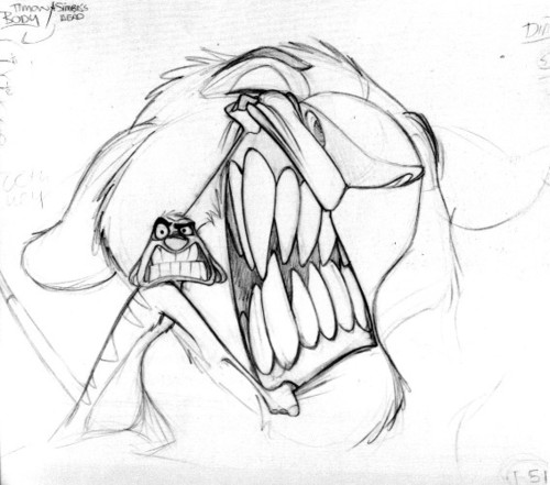 500x441 Drawn Lion Disney Art