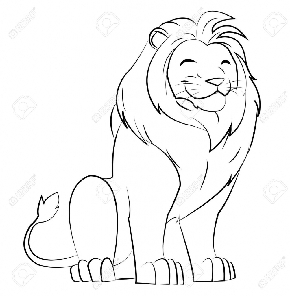 1003x1024 Cartoon Drawing Of A Lion How To Draw A Cartoon Lion Step Step