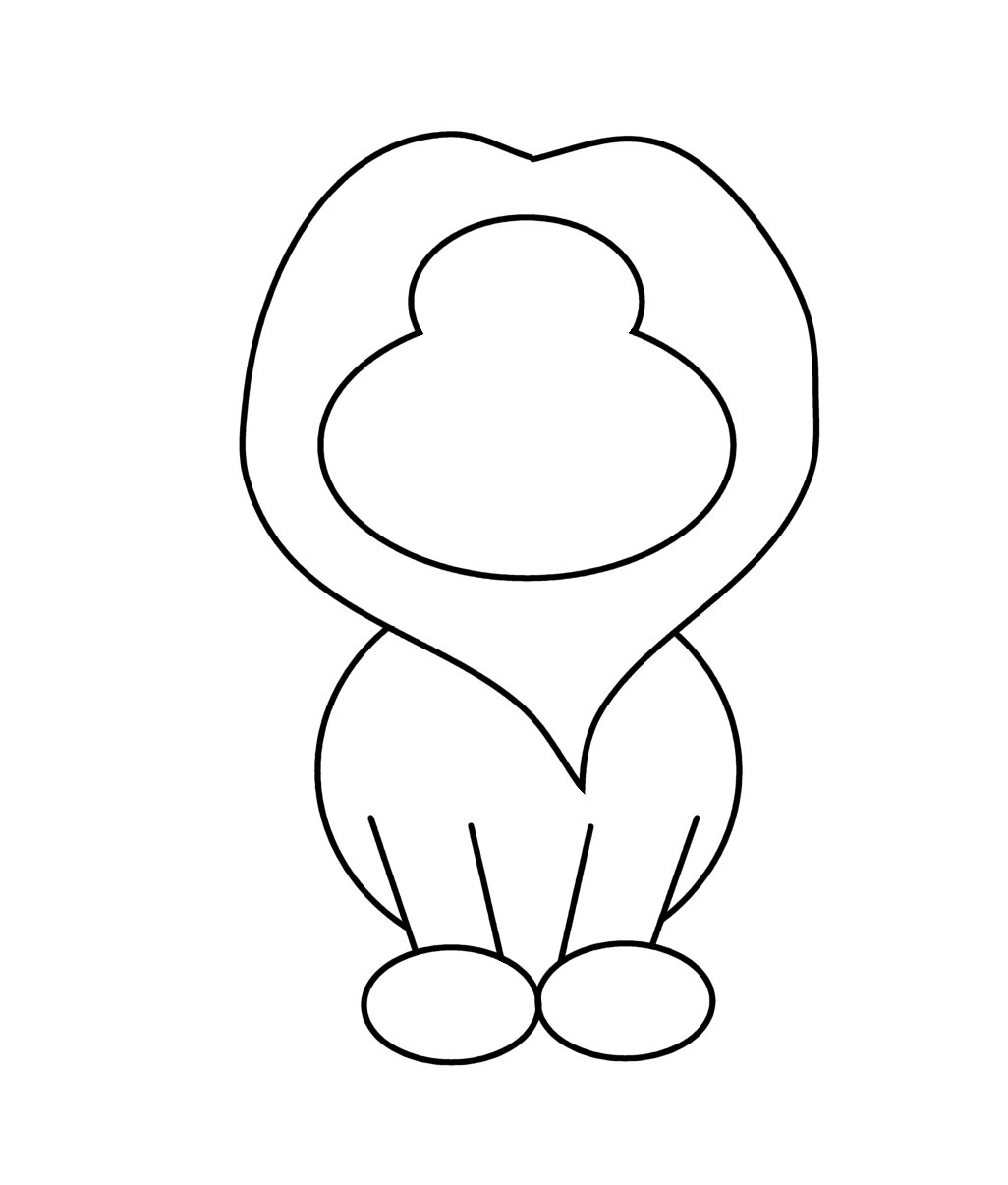 1026x1206 How To Draw Cartoons Lion