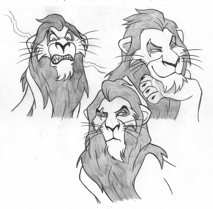 901x887 Scar From The Lion King