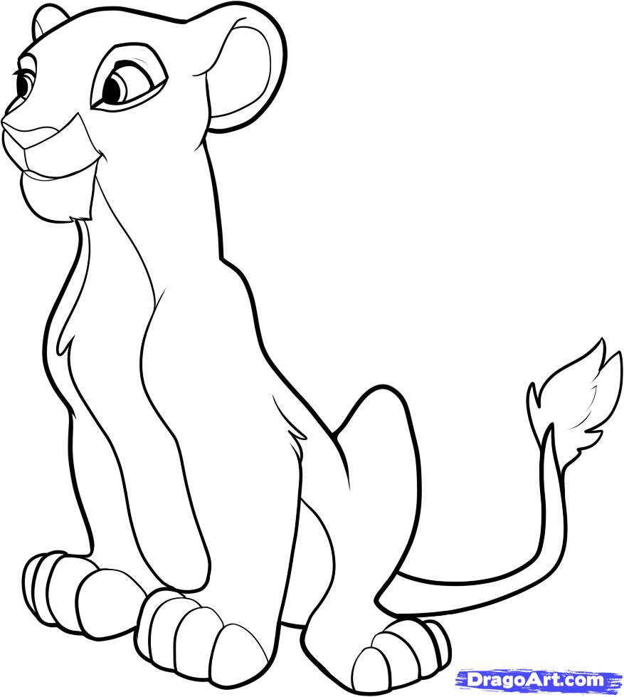 877x979 Coloring Pages Draw A Lion