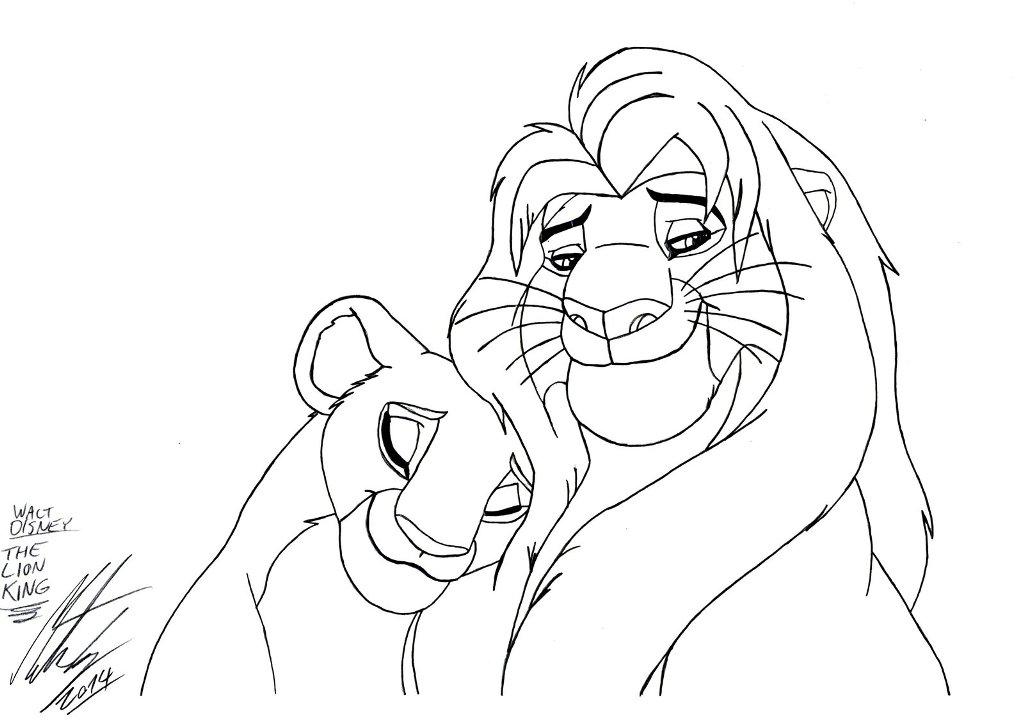 1024x721 Disney The Lion King Coloring Pages