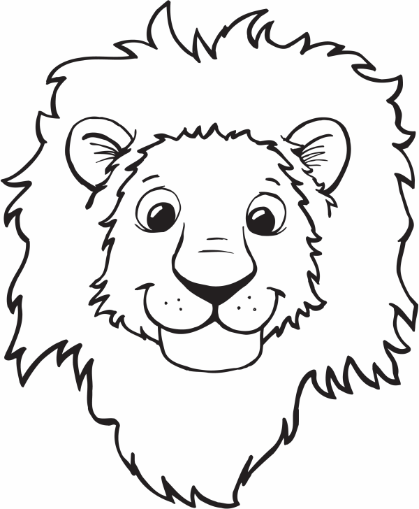600x728 Free Printable Lion Coloring Pages For Kids
