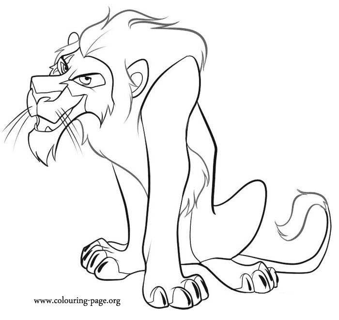 700x660 Here's A Beautiful Coloring Page Of Scar