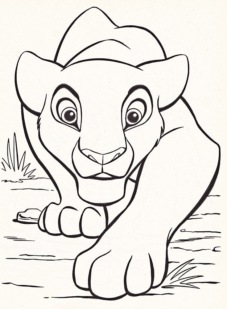 736x1003 Disney Coloring Pages Lion King