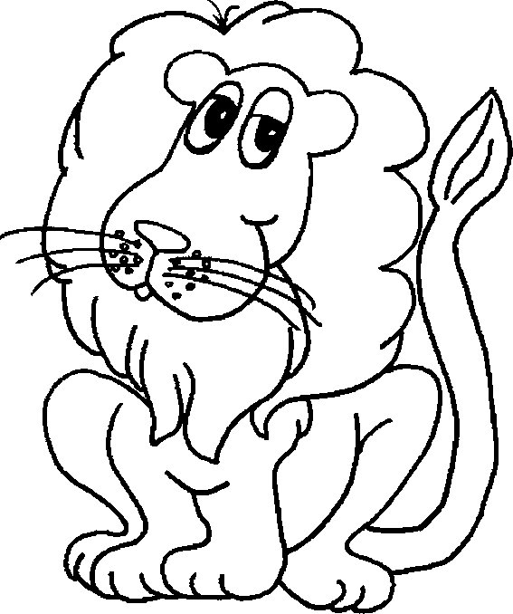 567x678 Coloring Pages For Kids Lion Coloring Pages