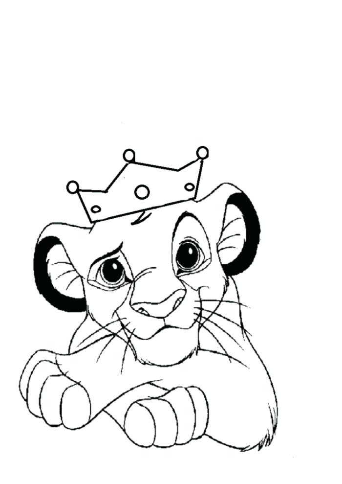 700x989 Coloring Pages Of A Lion For Kids Easy Color By Number Worksheets