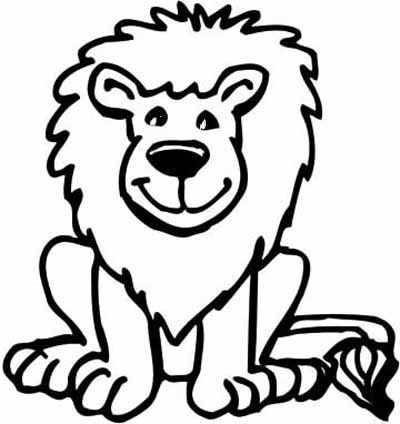 Lion Drawing For Kids