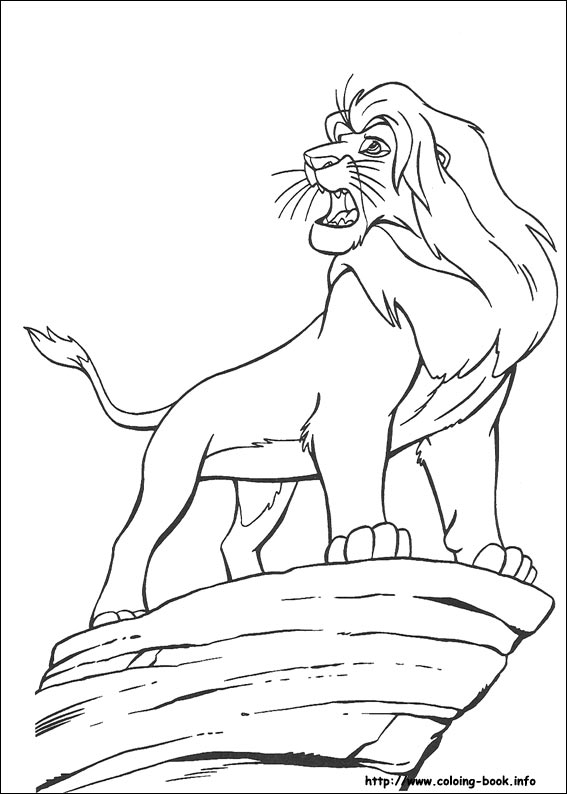 567x794 The King Lion Coloring Sheets For Kids