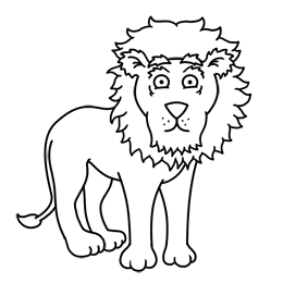 260x260 How To Draw A Lion