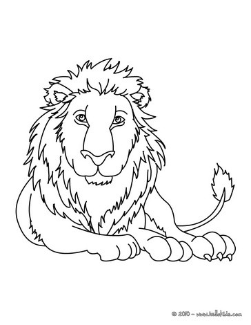 364x470 Lion Coloring Pages, Drawing Lessons, Crafts, Games And Activities