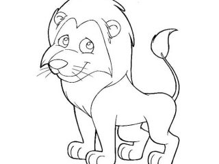 320x240 Kids Drawing Templates Lion Template Animal Templates Free Premium
