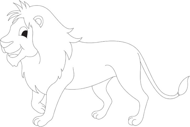 650x435 Lion Template