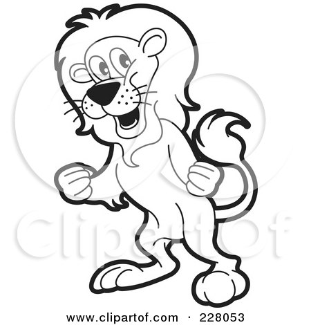 450x470 Royalty Free (Rf) Clipart Illustration Of A Coloring Page Outline