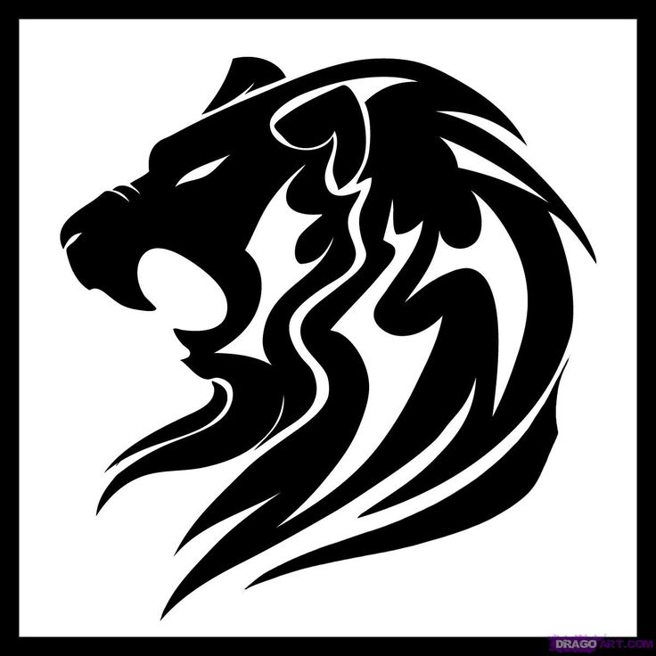 736x736 Download Lion Tattoo Easy