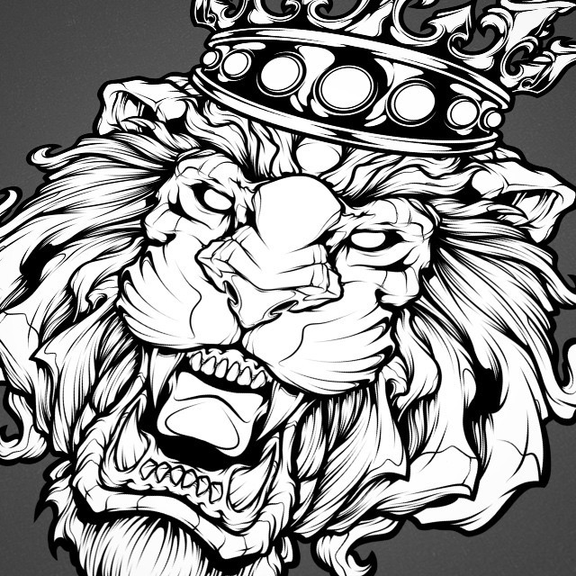 640x640 Absorb81 New Lion Illustration.