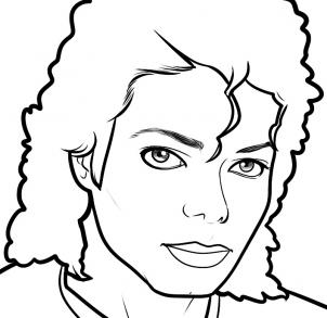 302x293 How To Draw Michael Jackson