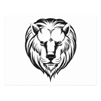 324x324 Lion Sketch Postcards Zazzle