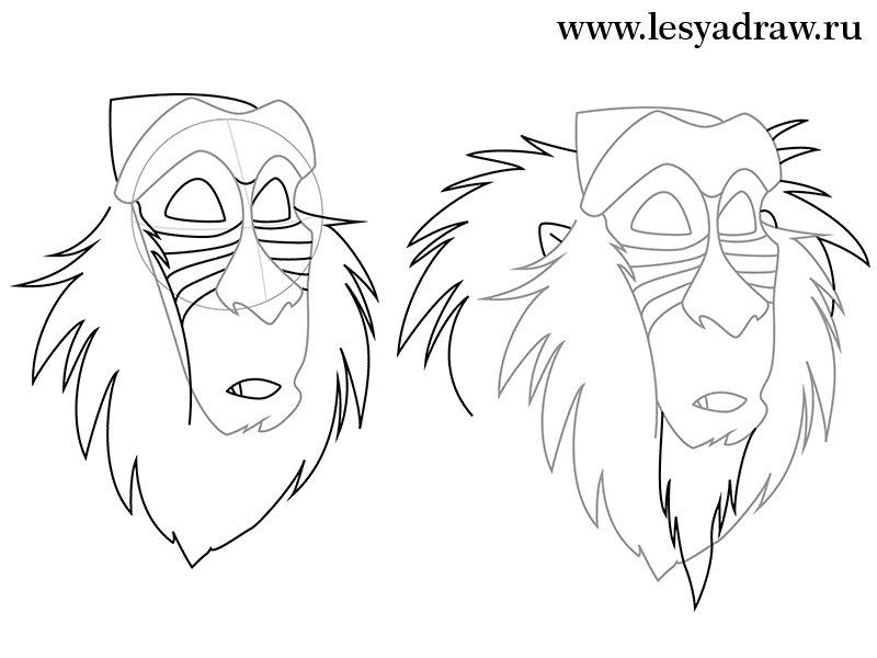 800x600 To Draw A Monkey From The Lion King
