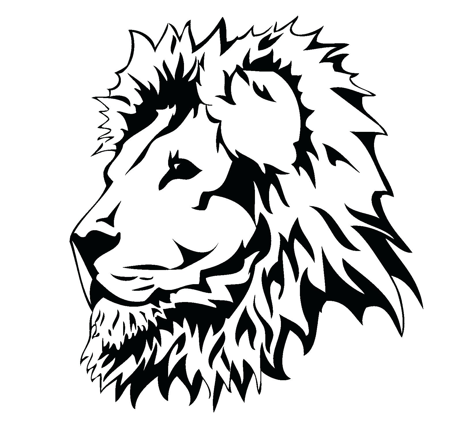 1602x1501 Cute Lion Template Download. Lions Face Coloring Pages Draw