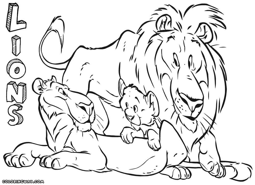 1000x726 Lion Coloring Pages Coloring Pages To Download And Print