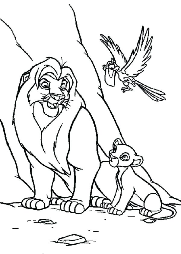 600x842 Beautiful Coloring Page Of A Lion New King Pages Baby The Family