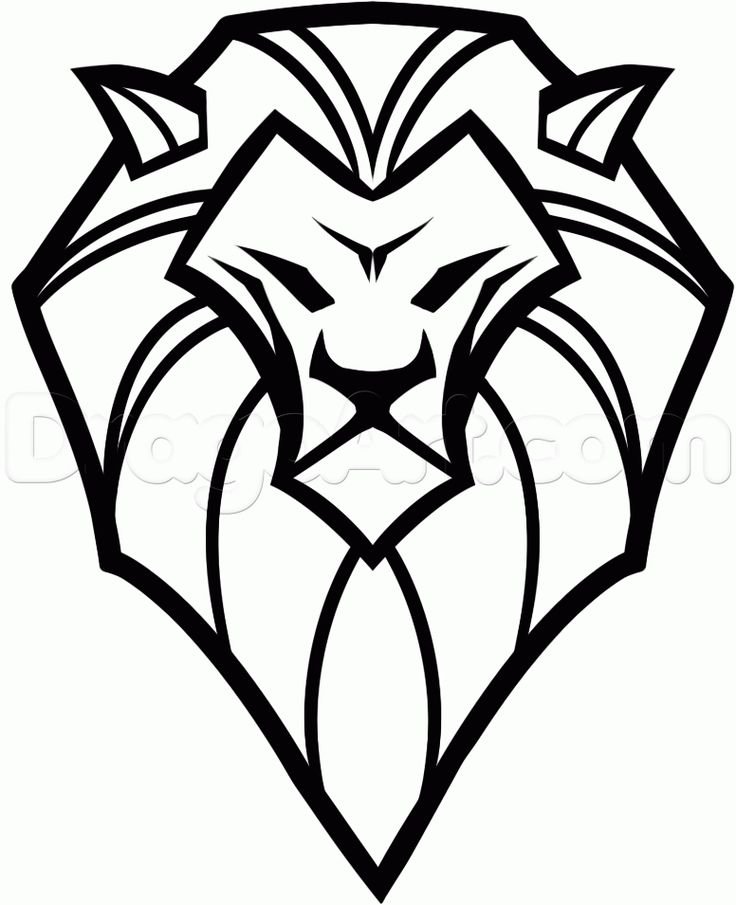 736x905 Drawn Lion Family Drawing