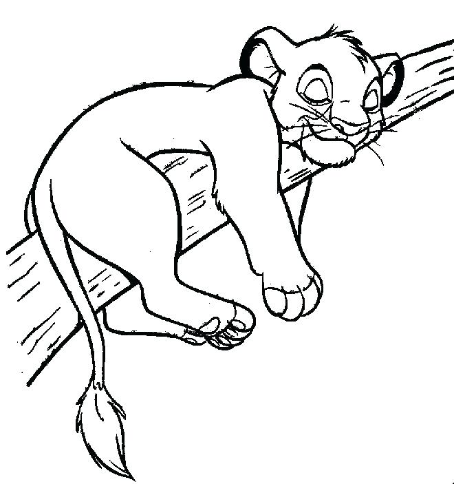 660x703 The Lion King Coloring Pages