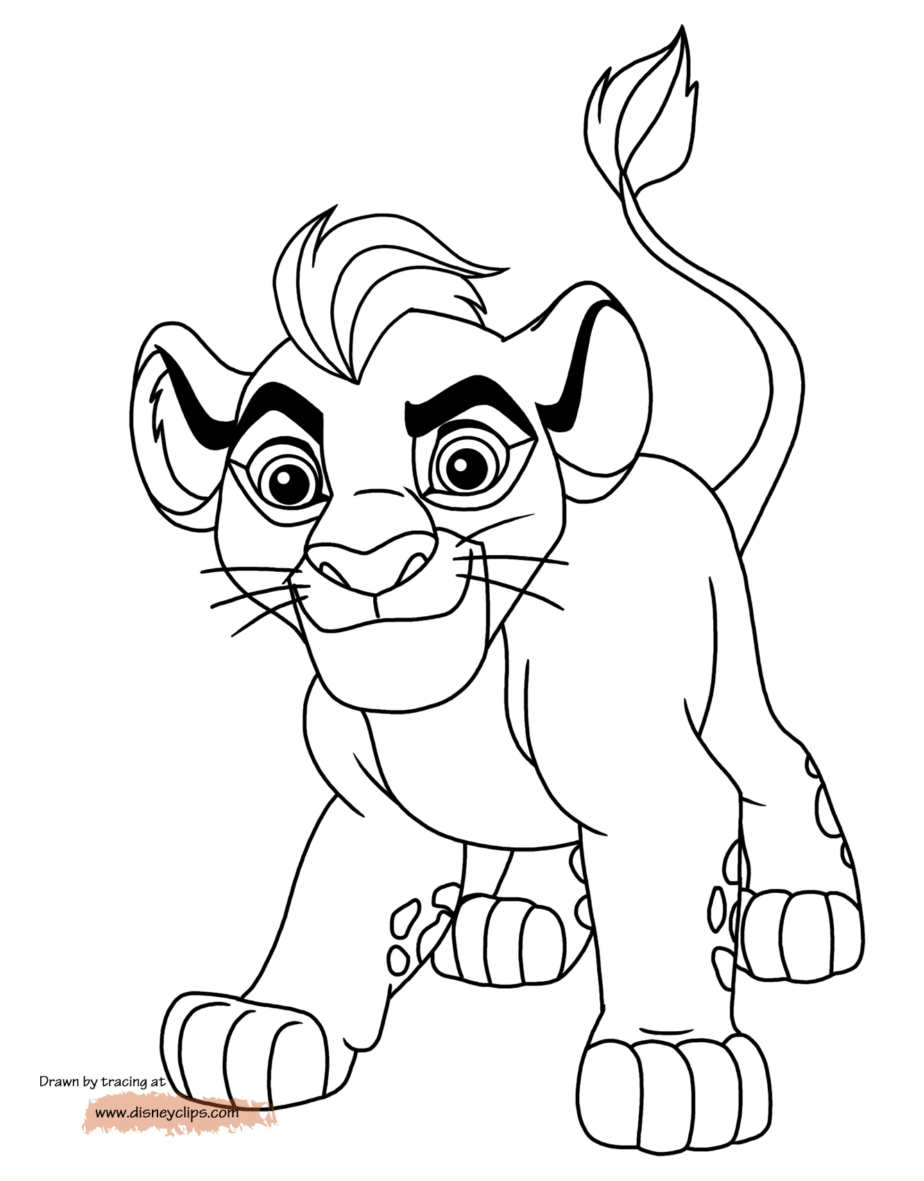 1332x1702 Coloring Pages Draw A Lion For Kids