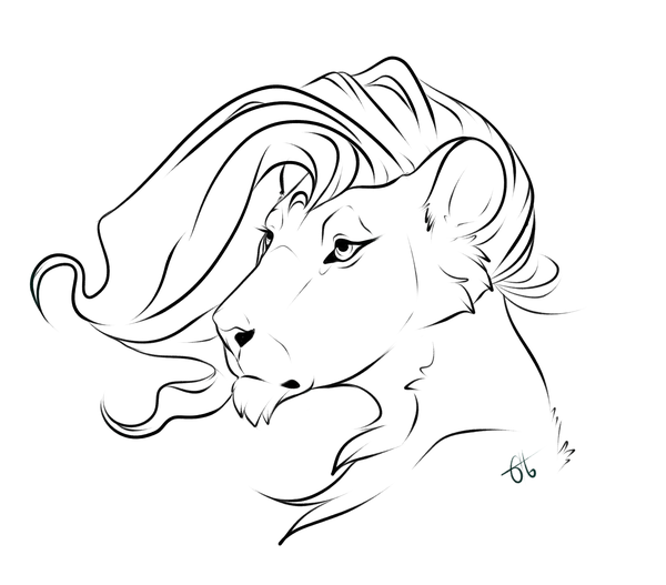600x527 Little Lion Girl By Owlfey