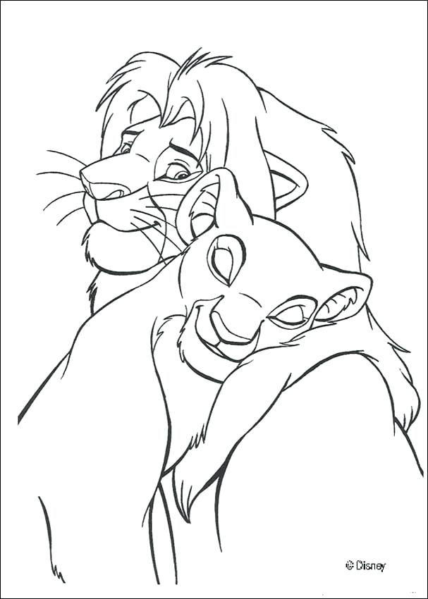607x850 Awesome Nala Coloring Pages New
