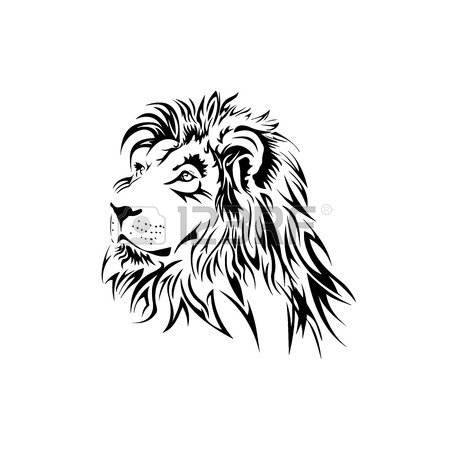 450x450 5,282 Lion Tattoo Stock Illustrations, Cliparts And Royalty Free