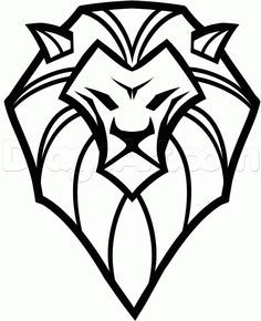 236x290 How To Draw A Cool Lion Head How To Draw Lions