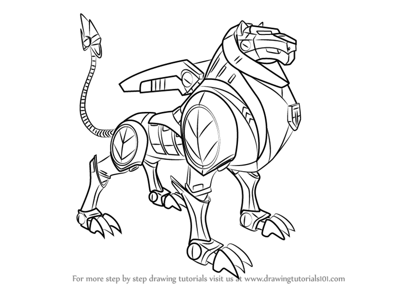 800x567 Learn How To Draw Black Lion From Voltron