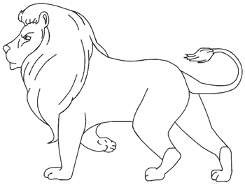 350x265 Drawing A Lion