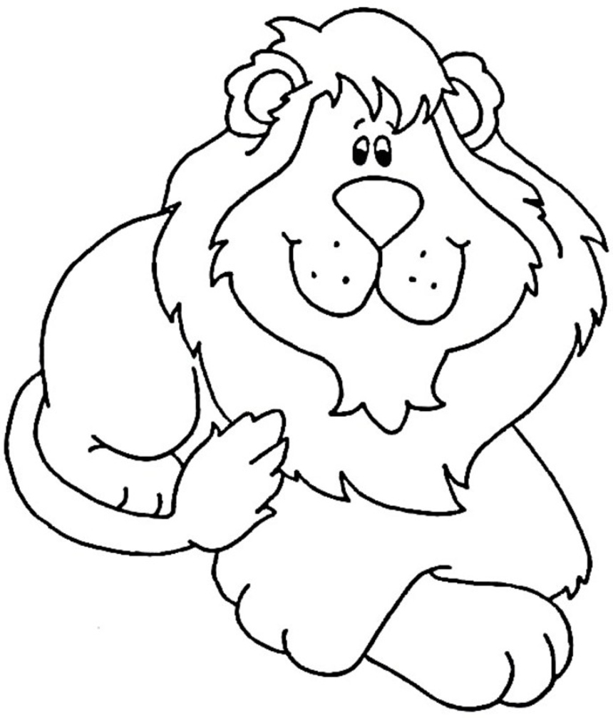860x1006 Lion Coloring Pages Free 3192 Animal Coloring
