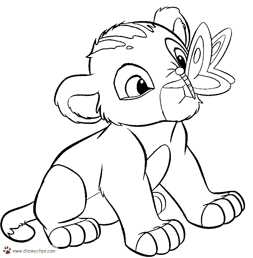 890x906 Lion Prince 12 Simba Coloring Pages For Kids Print Color Craft