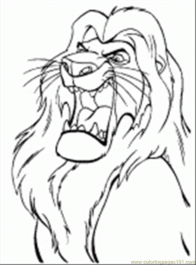 650x879 Lion King Coloring Pages 1 Coloring Page