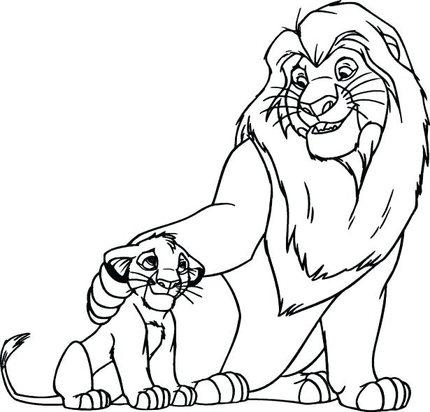 615x589 Coloring Picture Of Lion