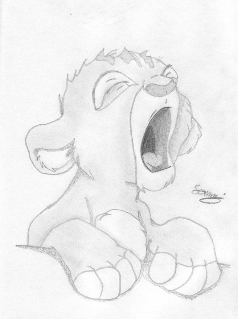 772x1034 Lion King Baby Simba Coloring Pages