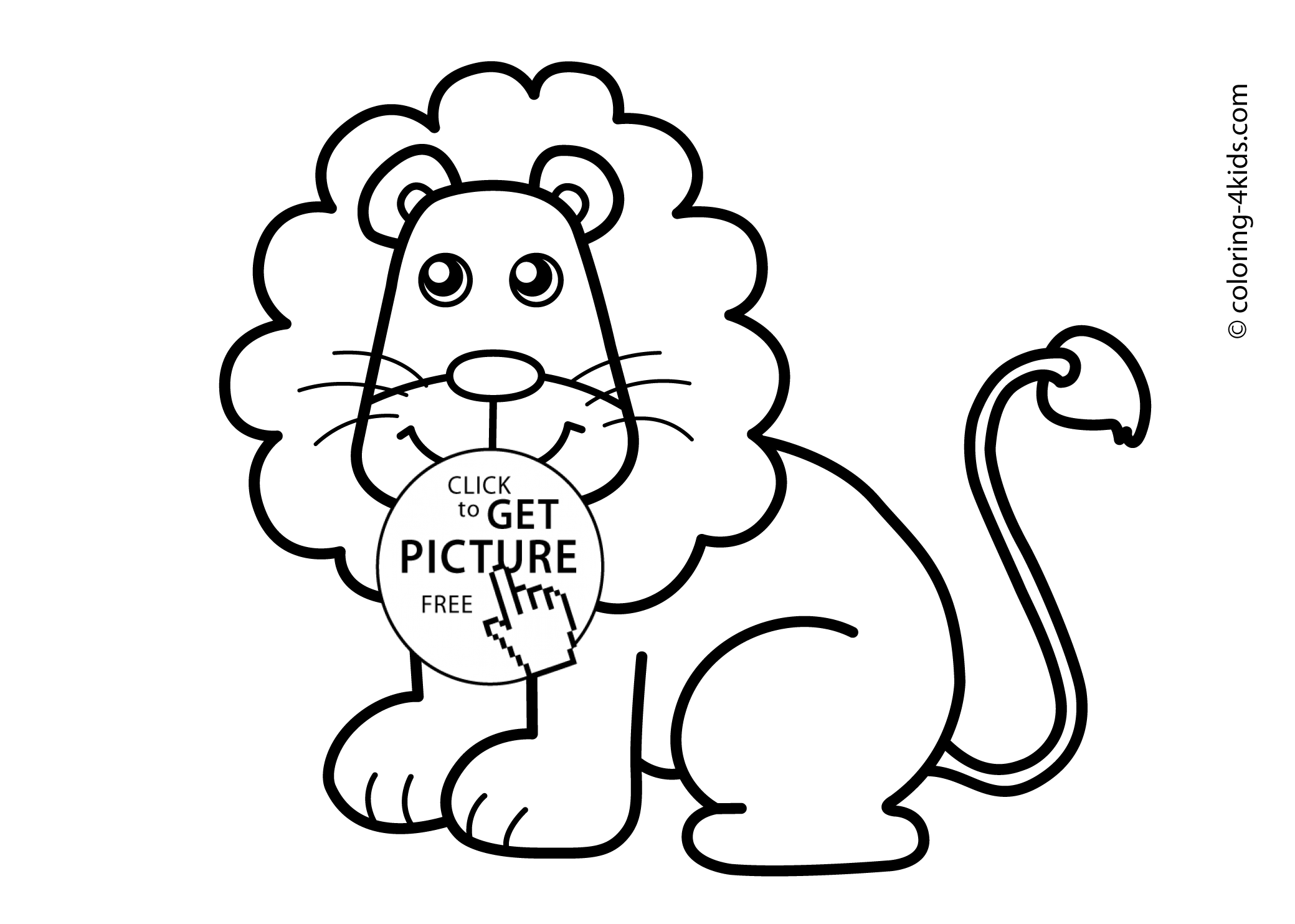 2079x1483 Animals Coloring Pages For Kids Printabl On Lion King Coloring