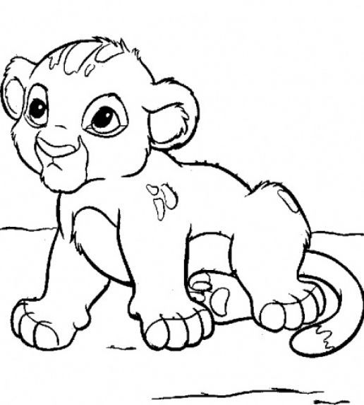 516x573 Printable 37 Cute Baby Animal Coloring Pages 3560