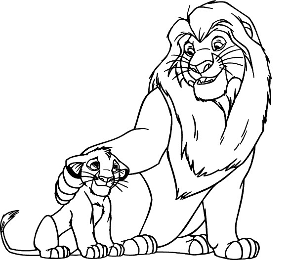587x526 Lion King Coloring Picture Gallery For Website Pages And Get This