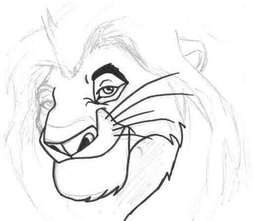 Lion King Mufasa Drawing at GetDrawings | Free download