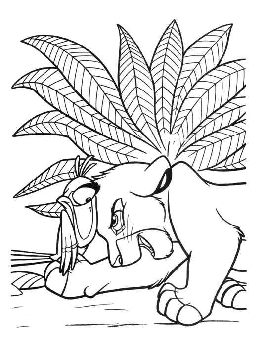 540x728 The Lion King Coloring Page Coloring Pages For Kids