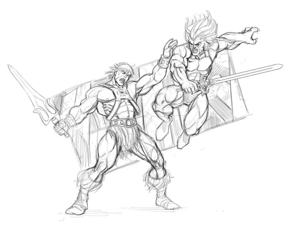 960x754 He Man Vs Lion O By Tyreecomix